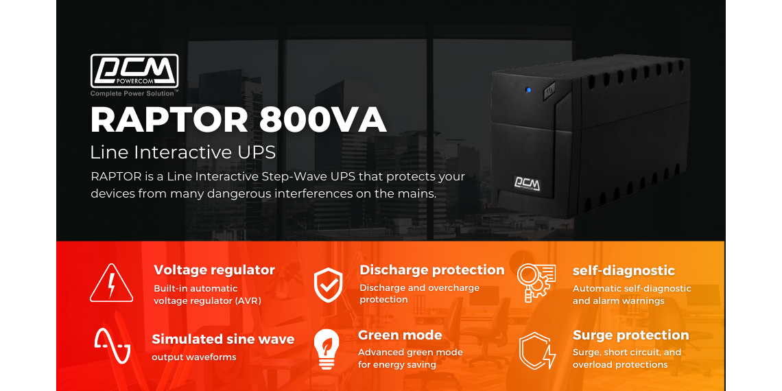 Feature Friday - Powercom 800VA UPS Promo! ⚡